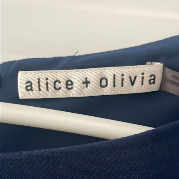 Alice + Olivia Classic Navy Blue Dress - Picture 2 of 8